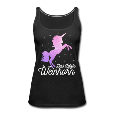 Einhörner Tank Top - Das Letzte Weinhorn Junggesellinnen Hochzeit JGA