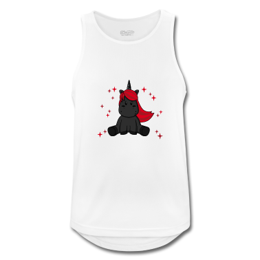 Einhörner Tank Top - Das schwarze Einhorn der Familie Schwarzes Schaf