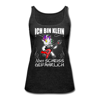 Einhörner Tank Top - Klein Aber Scheiss Gefährlich Einhorn Lustig
