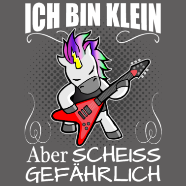 Motiv Klein Aber Scheiss Gefährlich Einhorn Lustig