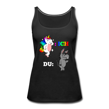 Einhörner Tank Top - Ich Du Einhorn unicorn