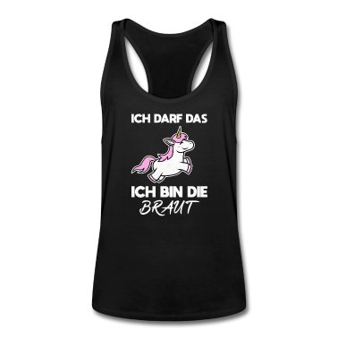 Einhörner Tank Top - Einhorn Junggesellinnenabschied Team Braut