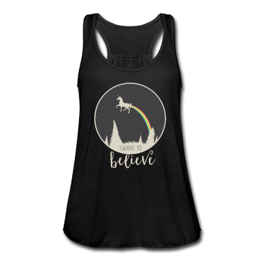 Einhörner Tank Top - I want to believe