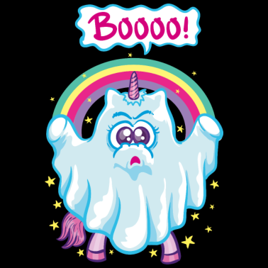 Motiv Einhorn Gespenst 