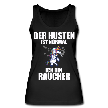 Einhörner Tank Top - Einhorn Raucher Husten Lustiges Geschenk