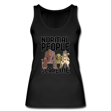 Einhörner Tank Top - Normal People Scare Me