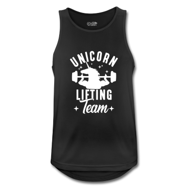 Einhörner Tank Top - Unicorn Lifting Team Body Building Einhorn Muskeln