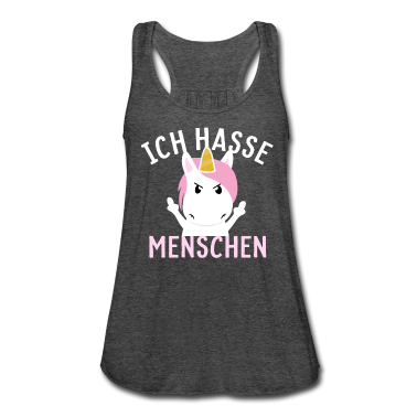 Einhörner Tank Top - Ich hasse Menschen