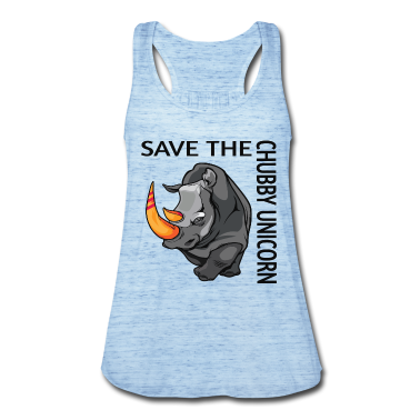 Einhörner Tank Top - Rettet das mollige Einhorn Nashorn