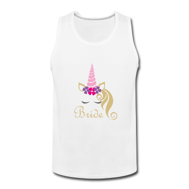 Einhörner Tank Top - Bride Braut Einhorn Geschenkidee