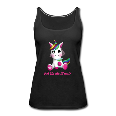 Einhörner Tank Top - SweetyBat JGA Einhorn - Ich bin die Braut