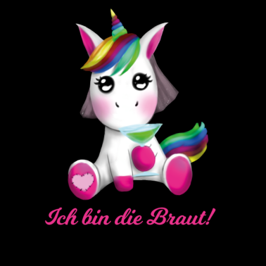 Motiv SweetyBat JGA Einhorn - Ich bin die Braut