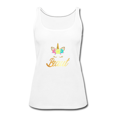 Einhörner Tank Top - Braut Einhorn Gold JGA Junggesellenabschied