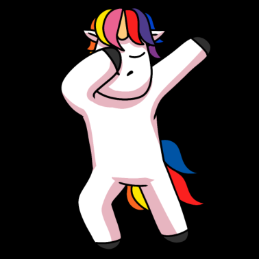 Motiv Dabbing Einhorn Fabelwesen Fantasy Kinder Baby