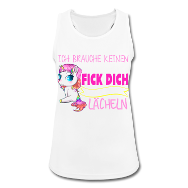 Einhörner Tank Top - Einhorn - Lächeln