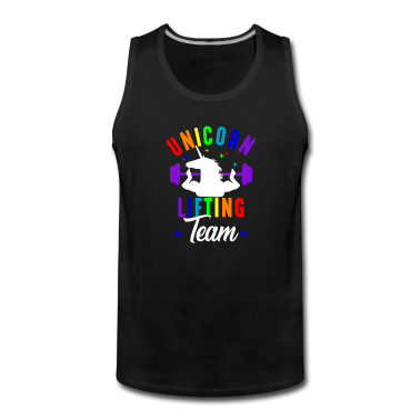 Einhörner Tank Top - Unicorn Lifting Team Body Building Einhorn Muskeln