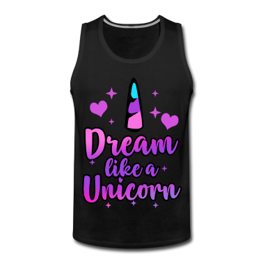 Einhörner Tank Top - Träume Einhorn Einhörner