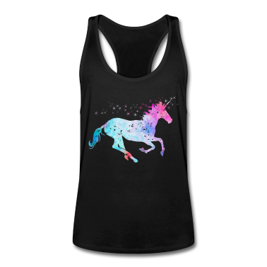Einhörner Tank Top - Einhorn mit Glitzer