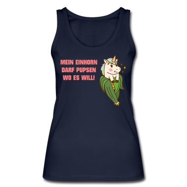 Einhörner Tank Top - Mein Einhorn darf pupsen, wo es will