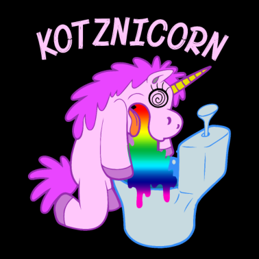 Motiv Kotznicorn Kotzendes Einhorn