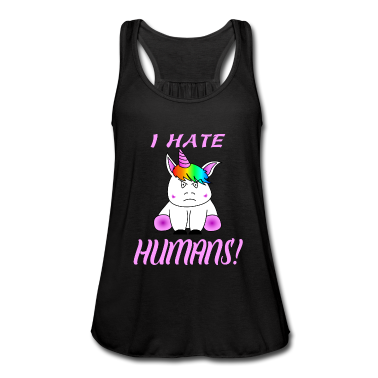 Einhörner Tank Top - Ich hasse Menschen Einhorn