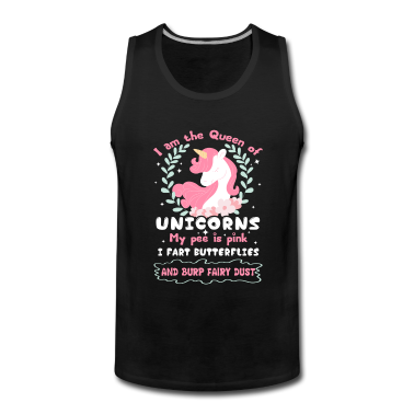 Einhörner Tank Top - Einhorn Ich bin die Königin der Einhörner