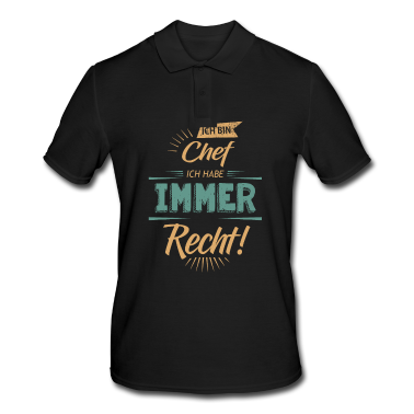 Einhörner Poloshirt - Ich bin der Chef