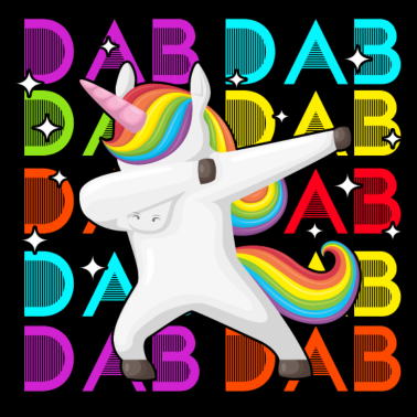 Motiv Einhorn macht den Dab