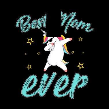 Motiv Muttertag beste mama ever mit EInhorn das Dabbed