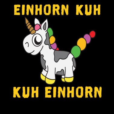 Motiv Einhorn Kuh
