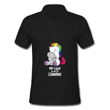 Einhörner Poloshirt - Einhorn - Mir egal ich bin ein Einhorn