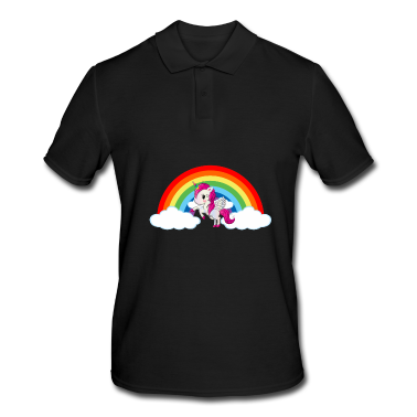 Einhörner Poloshirt - Einhorn Fabeltier Einhorn-Shirt Einhörner