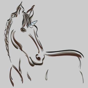 Motiv EINHORN. EINHÖRNER UNICORN