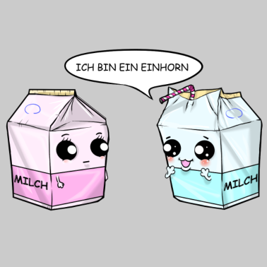 Motiv Einhorn Einhörner Unicorns Milch Geschenk