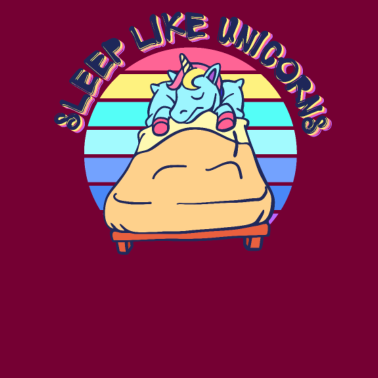 Motiv schlafen Einhorn