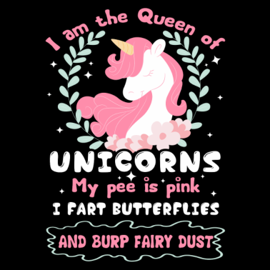 Motiv Einhorn Ich bin die Königin der Einhörner