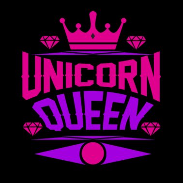 Motiv Einhorn Königin Einhörner Einhorn-Shirt