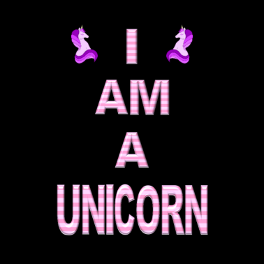 Motiv Rosa Einhorn ich bin ein Einhorn