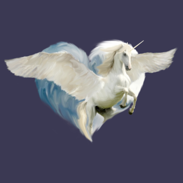 Motiv Einhorn Einhorn fliegen