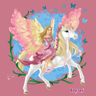 Motiv Schleich bayala Feya reitet auf Pegasus