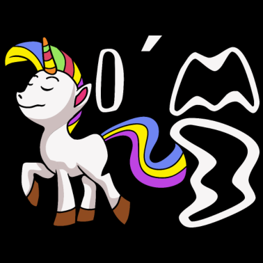 Motiv 3 Geburtstags Einhorn