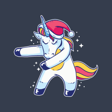 Motiv Weihnachts Einhorn