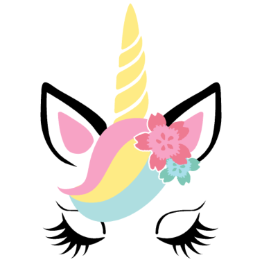 Motiv Einhorn Gesicht - Unicorn Face - Kind - Geschenk