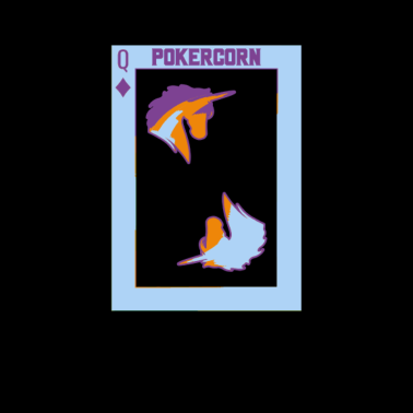 Motiv Poker Einhorn Pokercorn Rainbow