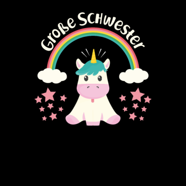 Motiv Große Schwester Einhorn