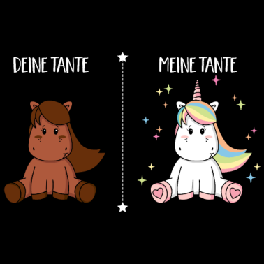 Motiv Deine Tante Pferd Meine Tante Einhorn Lustig Baby