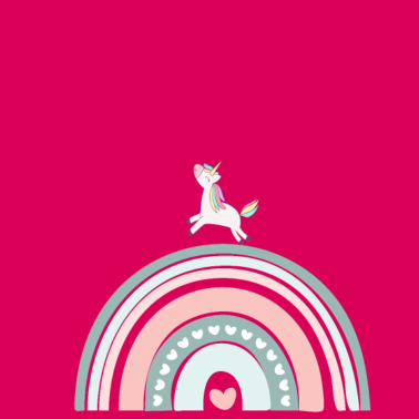 Motiv Regenbogen Einhorn