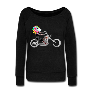 Einhörner Langarmshirt - Chopper Einhorn