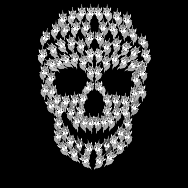 Motiv Einhorn Totenkopf Unicorn Skull Geschenk