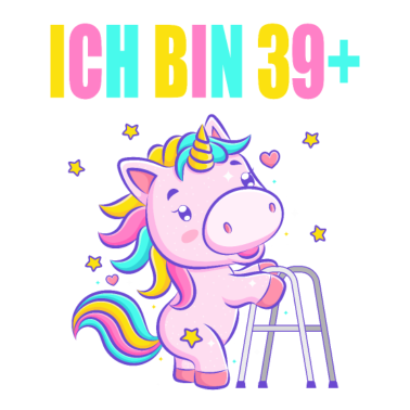Motiv 40 Jahre Einhorn ich bin 39+ 40. Geburtstag